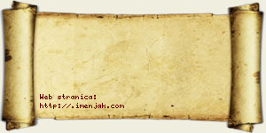 Negovanka Jaćimović vizit kartica